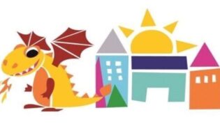 SunDragons' Dayette Logo Dragon and School B.F. Day