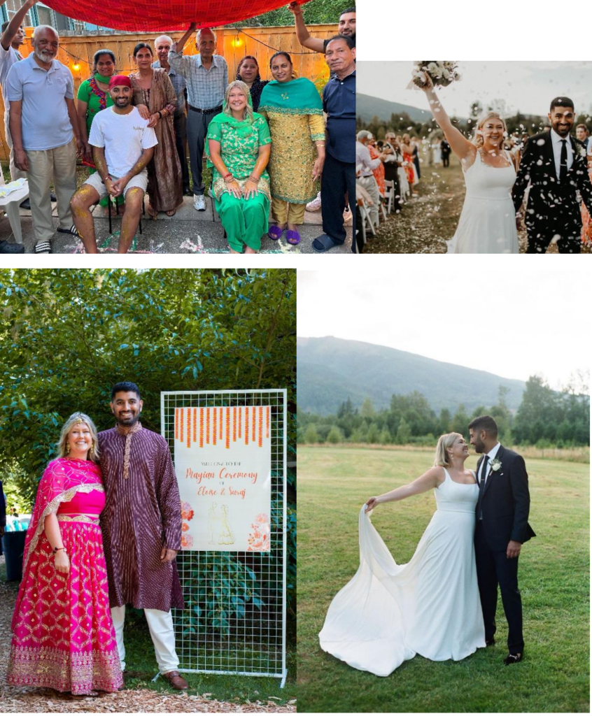 Eloise Davis Collage of Wedding Photos