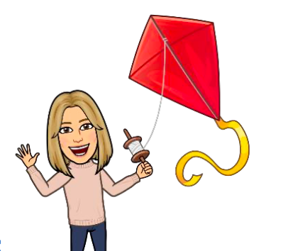 Emoji of Librarian holding a kite.
